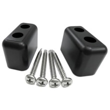 Wear Resistant Cushion Caps, Fits for Pella Sliding Glass Patio Doors, Replace Frame Mount Rubber Door Bumper Stops
