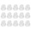 1set Replacement Tips: Plastic Suction Tips for Skin Rejuvenation, Deep Cleansing (Beauty Device Accessory) White 1
