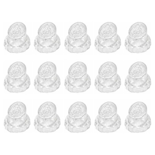 1set Replacement Tips: Plastic Suction Tips for Skin Rejuvenation, Deep Cleansing (Beauty Device Accessory) White