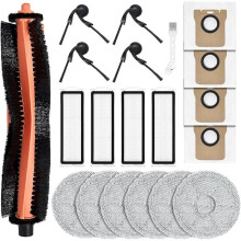 Vervangingsonderdelen voor H50 Pro/H50/S40 Pro Stofzuiger: Hoofdborstel, Dweilpads, Stofzakken, Zijborstels, HEPA-Filters