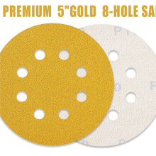 100Pcs 5-Inch 8-Hole Sandpaper Assortment - Mixed Grits 800 for Random Orbital Sanders, Woodworking & Automotive