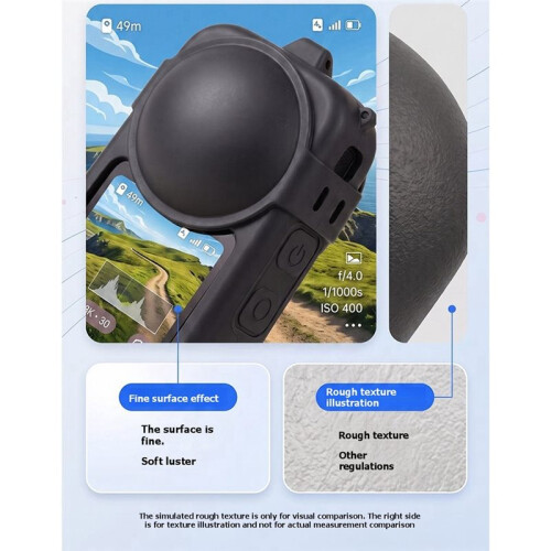 For  X6 Silicone Protective Cover & Lens Cap Full Coverage Anti-Scratch Fall-Resistant Protective Shell Case 1