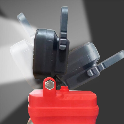 Lanterna de Trabalho LED Portátil de 2 Polegadas - Refletor de Mão Recarregável de Íon-Lítio para Reparos Automotivos, Camping e Emergências 2