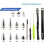 559Pcs Spikes and Studs Kit Cone Spikes with Tools Leather Straps Storage Box for DIY Handmade Decorations 5
