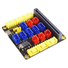 Carte D'Extension Compatible Micro:Bit V3.0 - Extension D'E/S et Interface de Programmation Python pour L'Enseignement des Sciences, Technologies,