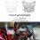 Motorcycle Front Windshield/Wind Deflector for  690 SMR Enduro Motorcycles Transparent 6