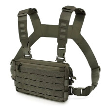 Nylon Vest, Shoulder Hook Vest, Chest Bag, Outdoor Camping Backpack, Hiking Organization C