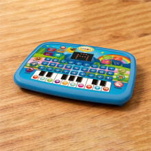 Miniaturowy Laptop Symulacyjny, Maszyna do Wczesnej Nauki z Wyświetlaczem LED, Muzyczna Zabawka Edukacyjna dla Dzieci, Różowa