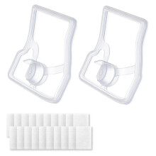 Confezione da 2 Guarnizioni di Ricambio In Silicone per Serbatoio 'Acqua Standard per S10 - Include 20 Cuscinetti Filtranti
