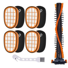6 Piece Vacuum Accessory Set with Roller Brush Filters and Cleaning Tool for  FC6729 Models