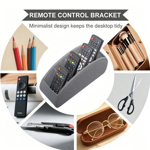 Multifunctional Desktop Organizer Box - Large Capacity Remote Control, Pen, Key Holder Storage for Living Room 2