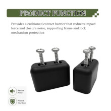 Tapones Resistentes Al Desgaste, Aptos para Puertas Corredizas de Vidrio para Patio para Pella, Reemplazan los Topes de Goma para Puertas con Montaje