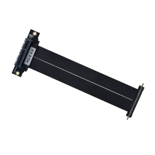 PCIe 4.0 X4 GPU Riser Cable High Speed  Card Extension Cable for GPU Mounting Motherboard SSD Server