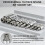 Triple Square Spline Bit Socket Set Premium Alloy Spline Socket Bit Set ,Drive M4-M18 and Cr-V Sockets for Professionals 4