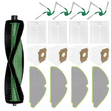 Replacement Parts Kit for 115 Combo & 115 Combo+ Main Brush, Dust Bags, Mop Pads,Filters