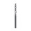 SIQI Solid Carbide Micro Drill Uncoated Bit Aluminum Hole Drilling 3xD Cutting 3.8mm Shank CNC Tool 1