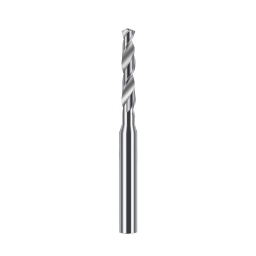 SIQI Solid Carbide Micro Drill Uncoated Bit Aluminum Hole Drilling 3xD Cutting 3.8mm Shank CNC Tool