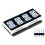 0.54-Inch 4-Bit 7-Segment Display Panel Clock Display Module HT16K33 Driver IIC Pin DIY Display Modules White 1