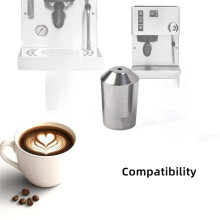 Kompatibel mit für Dampfdüse Aus Edelstahl, Kaffeedampfdüse mit Einzelloch und Milchschaumauslauf
