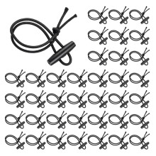 50-Pack Fotbollsnät Elastiska Band Justerbara T-Formade Fästen för Mål, Nät och Utomhusbruk