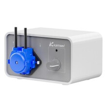 Kamoer M1-NKP Small Peristaltic Pump 12V Low Flow Adjustable Speed Liquid Dosing Pump Perx Tubing for Lab(ID2XOD4) 5-30ml/Min A EU Plug