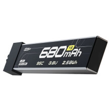 CADDXFPV Curve 1S LiHV Battery 95C 680mAh A30 BT2.0 Connector for CURVE MICRO 16 Micro FPV Drone