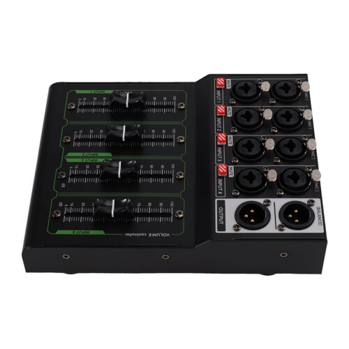 Passive Monitor Volume Controller XLR Input Output Passive Stereo Controller No Loss Volume Adjustment Controller.