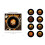 Halloween Automatic Singing Magnetic Fridge Magnet NFC Induction Refrigerator Magnetic Disc Rotary Disc Night Light 1