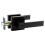 Interior Door Knobs Matte Black, Keyless Push Button Lock Door Handles with Lock for Bedroom Bathroom, for Left Right 1