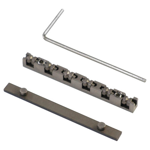 Machined Titanium Alloy Guitar Nut - 42mm Roller String Tree for ST/LT Electric Guitars, for Smooth Tuning