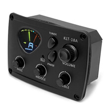KLT-18A Akustikgitarren-Tonabnehmer-Vorverstärker-EQ-System - 3-Band-Equalizer für Folk-Gitarren, Professionelle Klangverbesserung