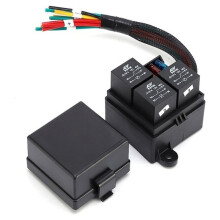 4P Relaiskast met 12V Auto Vrachtwagen 3-Weg Zekeringhouder ATO Circuit Steekzekeringen voor Auto Boot Producten
