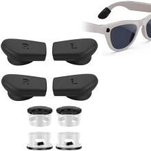 4 Set LED Light Blocking Covers & Eyeglass Ear Grips Glasses Accessories for Meta (Gen 1 & 2)