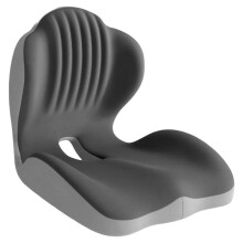 Coussin Lombaire Ergonomique en Mousse Mémoire Forme pour Soulager Douleurs Dorsales,Idéal pour Chaises et Sièges Voiture,et Offrant un Confort