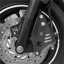 Motorcycle Front Brake Caliper Guard ABS Sensor Protector Aluminum Alloy Decorative Cover for GIORNO 125