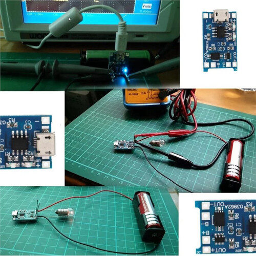 5V 1A 18650 Lithium Batterij Laadmodule met Beveiliging Micro-USB 18650 Li-Ion Laadmodule