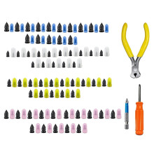 60PCS Rubber Car Vacuum Tyre Repair Nail Kit Mushroom Nails Screw in Tire Repair Plugs Car Tire Accessorie