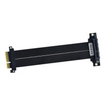 PCI-E 4.0 X4 Riser Cable 64Gbps High Speed 5U Gold-Plated GPU Extension Cable for GPU Mounting Motherboard SSD Server