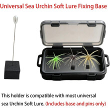 Universal Soft Lure Storage Rack - Sea Urchin & Dice Bait Holder Base (Base & Pins Included) 20 PCS A