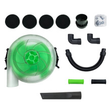Separador de Polvo para Aspiradoras / para para Uso en Seco y Húmedo. Colector de Polvo de Alta Eficiencia con Kit de Codos de 90