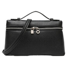 Fashion Camera Bag PU Leather Exquisite Women'S Bag Shoulder Bag Handheld Box Crossbody Small Bags Makeup Bag Black