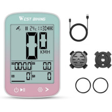 1set WEST BIKING Cycling Computer - Wireless Speedometer & Multifunctional Bike Tracker