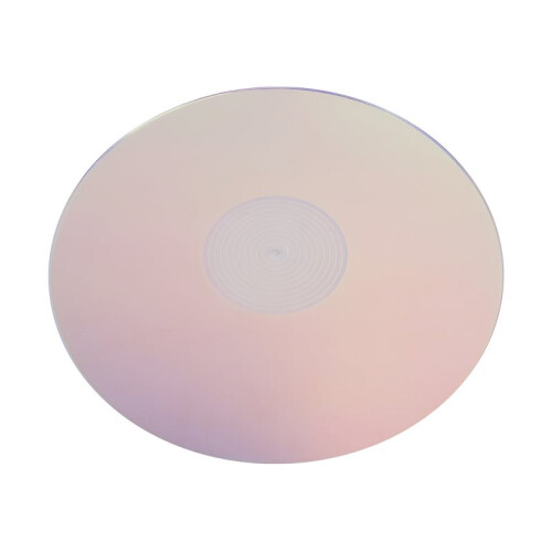 Tapete Antiderrapante de Acrílico Antiestático com Gradiente de Cores Vibrantes de 12 Polegadas para Toca-Discos de Vinil, LP e CD.