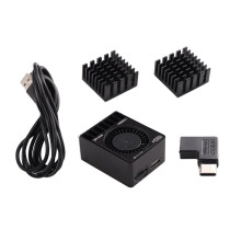 All-Aluminum Heat Sink for Optoelectronic Conversion, 11,500 RPM Speed-Controlled Fan, for E, G, PON, ODI, SFP