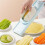 High-Efficiency, Multi-Functional Potato Slicer & Shredder - Handheld Kitchen Peeler, Grater, and Slicer 1