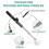 3Pack  Swing Trainer Kit  Practitioner Sound Swing Stick Indoor  Auxiliary Swing Stick  Practice 4