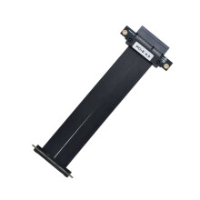 PCI-E 4.0 X4 Riser Cable 5U Gold-Plated 64Gbps High Speed GPU Extension Cable for GPU Mounting Motherboard SSD Server