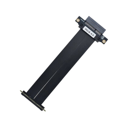 PCI-E 4.0 X4 Riser Cable 5U Gold-Plated 64Gbps High Speed GPU Extension Cable for GPU Mounting Motherboard SSD Server