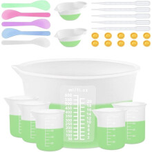 Silicone Measuring Cups 600ml for Resin, Epoxy, Baking, Heat Resistant, Thickened for Wax,Chocolate, Jewelry
