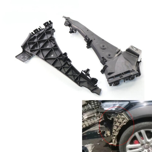 Front Bumper Bracket Guide Retainer Support 4L0807283B 4L0807284B for  Q7 2007-2015 Accessories 1